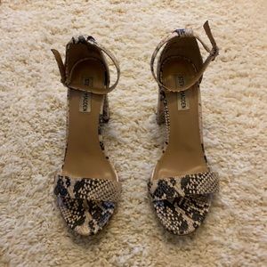 Steve Madden Snakeskin Sandals